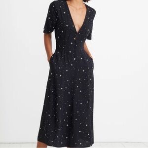 Marine Layer Isabella Starry Night Midi Dress